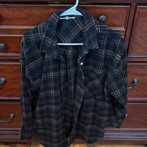 Ellison Black and Brown Plaid Women's Jacket